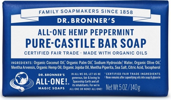 Dr Bronner's Bar Soap - Peppermint