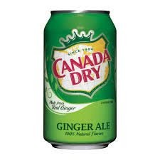 Can of Canada Dry Ginger Ale