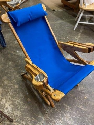 Rocking Deck chair with Cup Holder