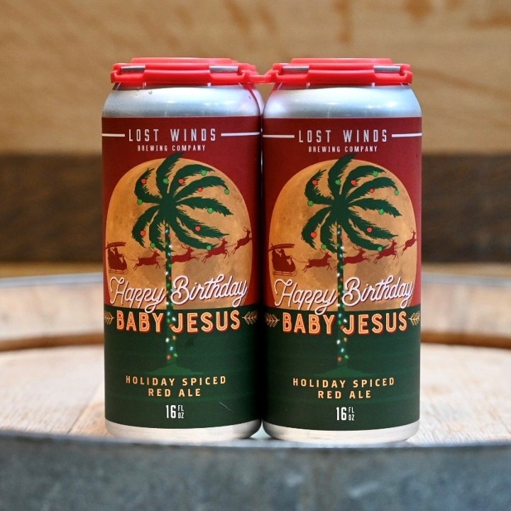 4 Pack Happy Birthday Baby Jesus Ale