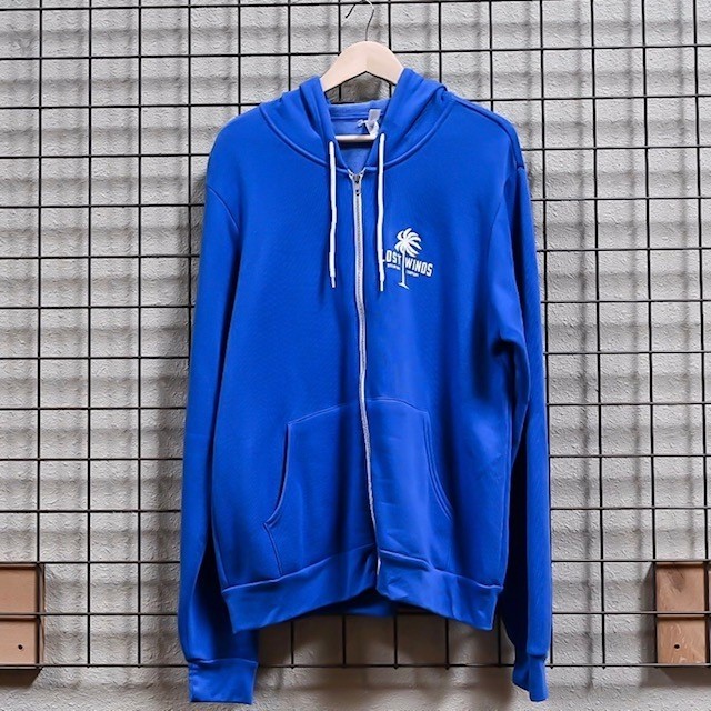 Blue Zip Hoodie