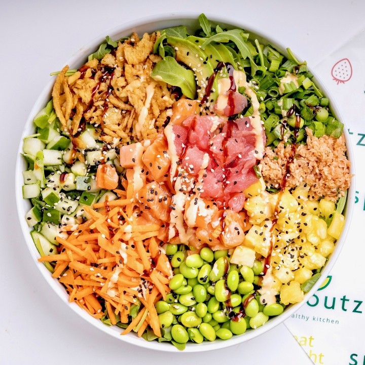 Poke - Salmon & Tuna (raw)