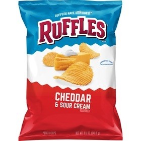 Ruffles Cheddar And Sour Cream 3oz