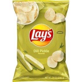 Lay's Potato Chips, Dill Pickle Flavored 3 Oz