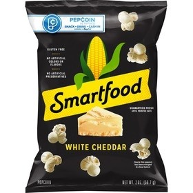 Popcorn Smart Large White Cheddar Popcorn 8 Oz