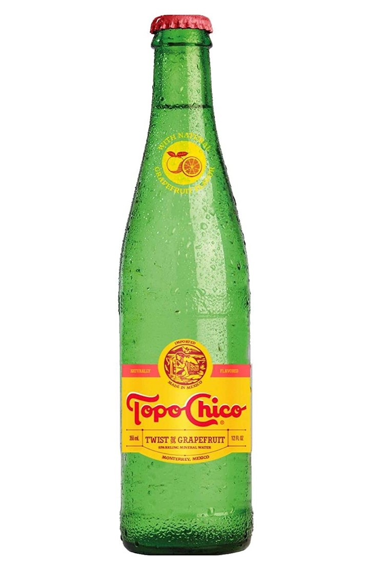 Topo Chico Grapefruit Small 12 oz Glass