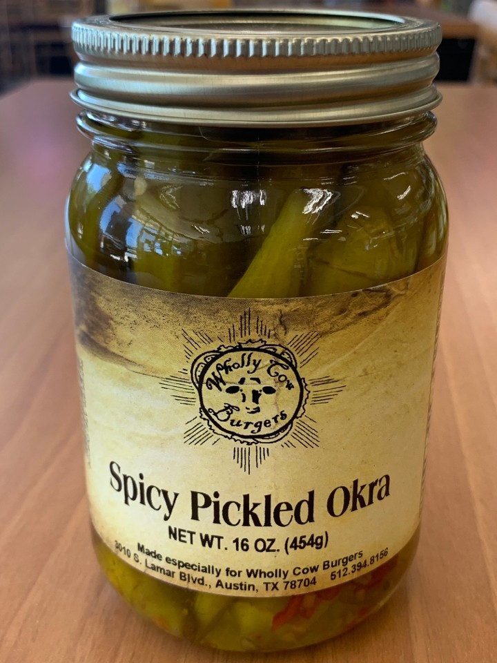 Veggies - Spicy Pickled Okra 16 oz **NEW**