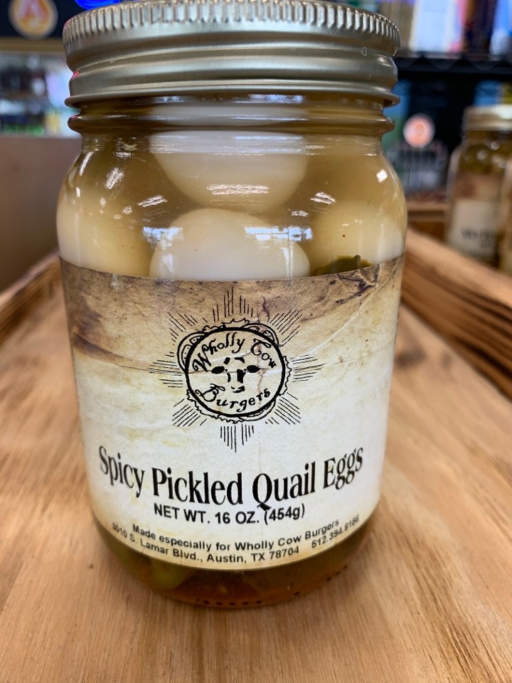 EGGS - Spicy Pickled Quail Eggs (16oz) **NEW**