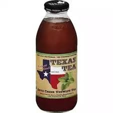 Texas Tea Unsweet with Mint 16oz glass