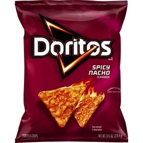 Doritos Tortilla Chips, Spicy Nacho Flavored 3oz