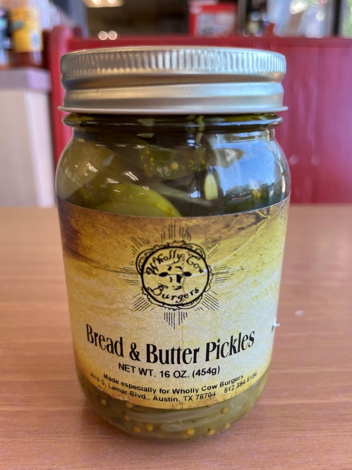 PICKLES - Bread & Butter Pickles  (16oz)