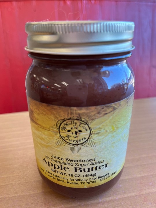 FRUIT BUTTER -  Apple Butter (Juice Sweetened) No Sugar Added (16oz)