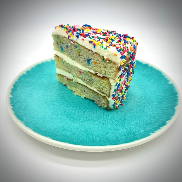 Fun Fetti Giant Shareable Cake Slice