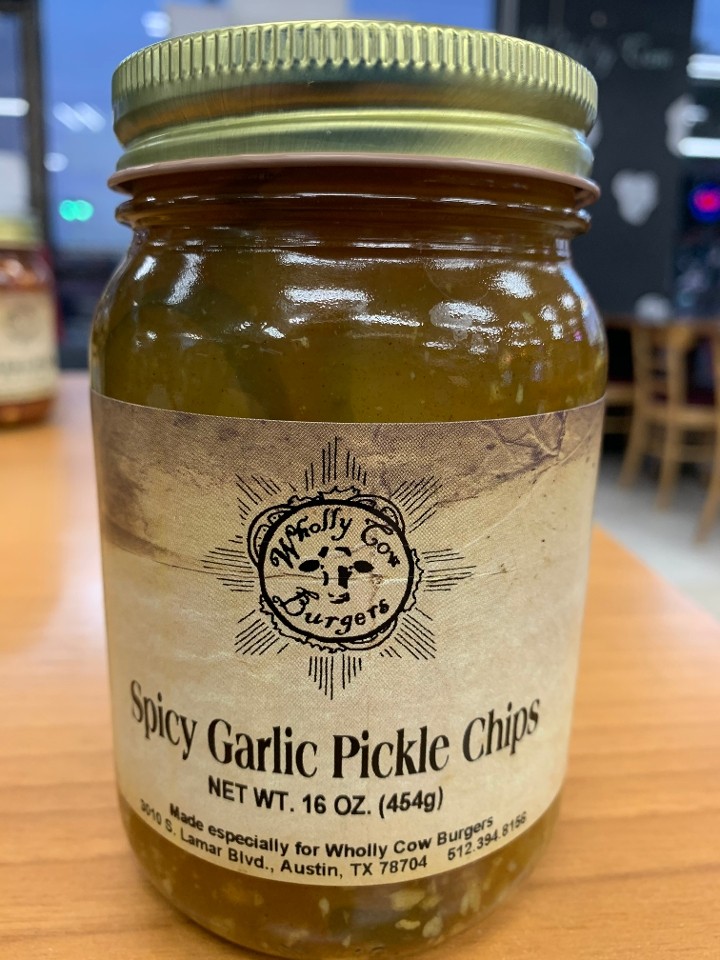 PICKLES - Spicy Garlic Pickle Chips (16oz)