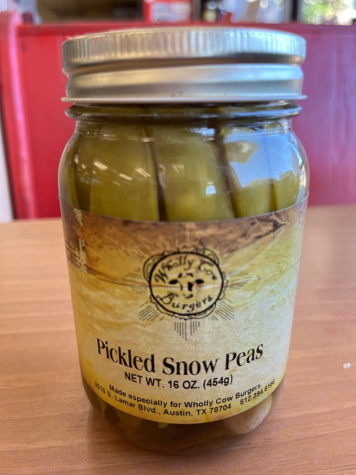 Veggies - Pickled Snow Peas 16 oz **NEW**