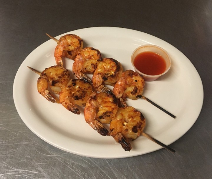 Grilled Jumbo Shrimp (8) w/ Garlic Sauce