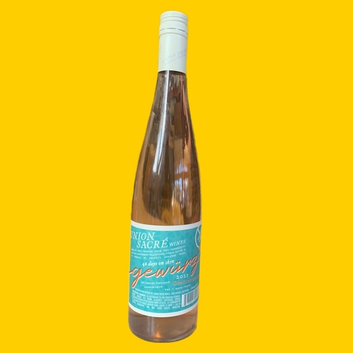 Bottle ToGo Gewurztraminer, Union Sacre 'L'orange', CA