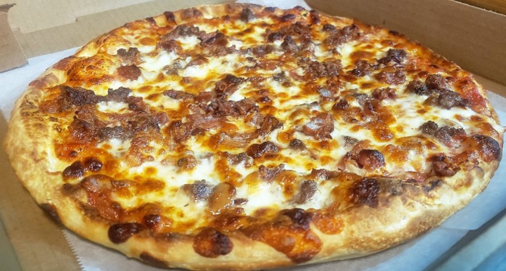 Bacon Cheeseburger Pizza