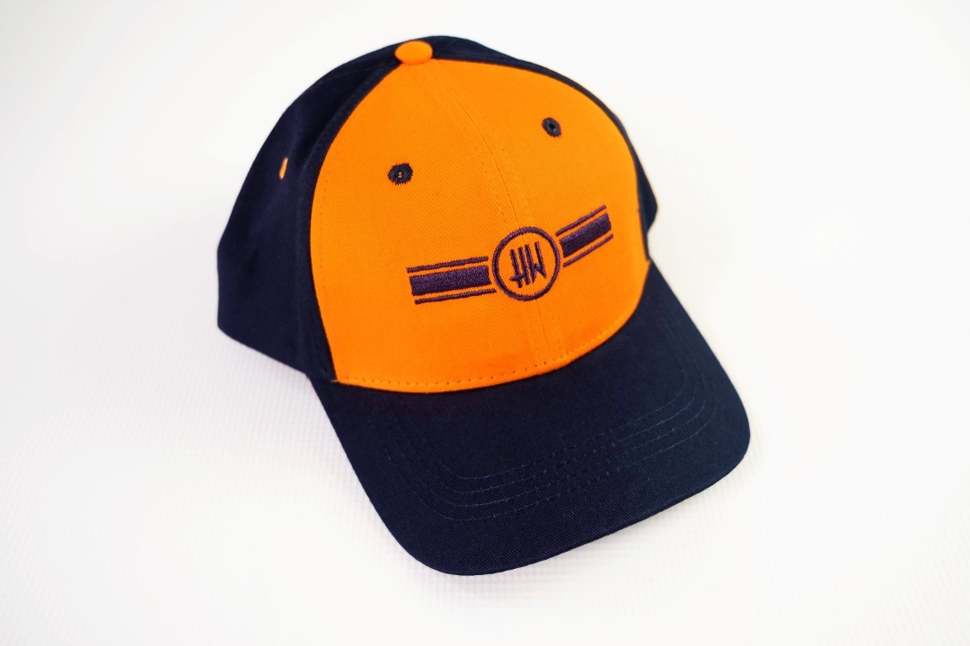 HW Baseball Hat - Orange/Navy