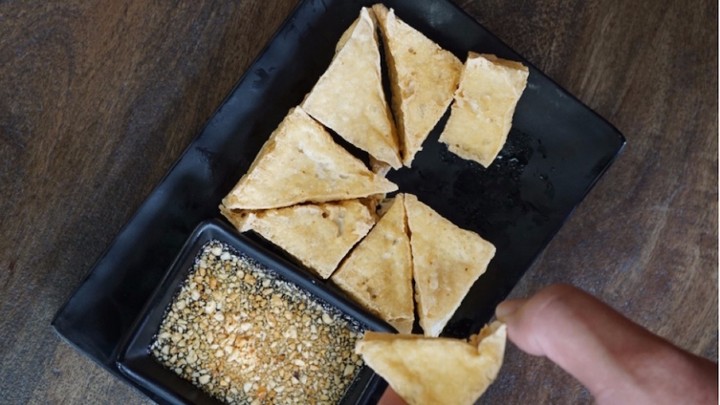 Fried Tofu with Sweet chili dipping sauce