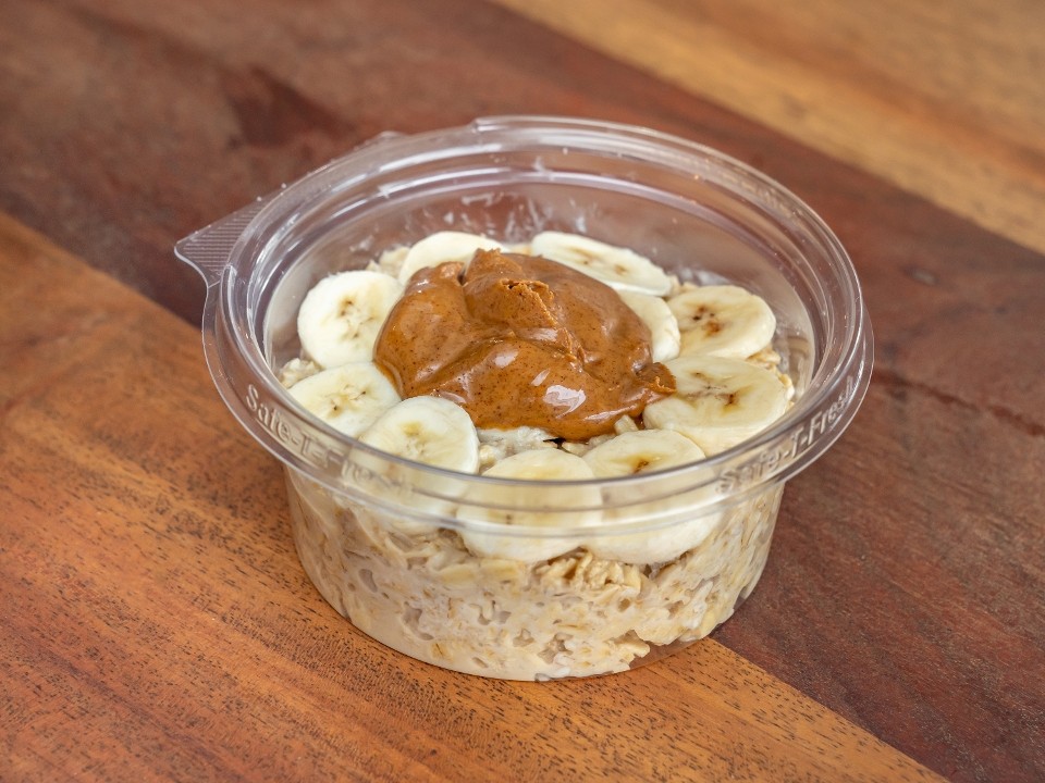 Almond Butter Oats - (GF, DF, V) - Hot or Cold