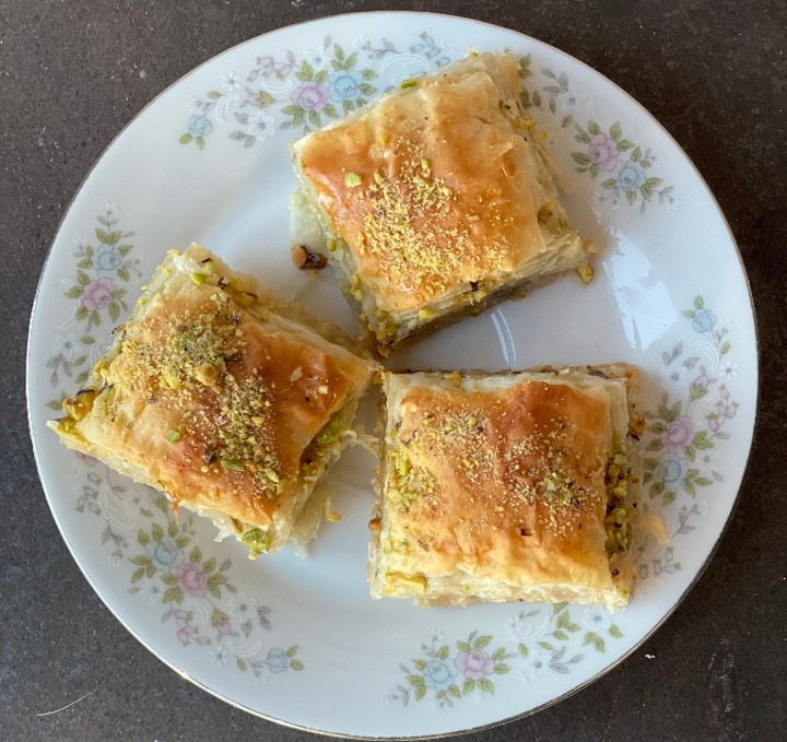 Baklava, tray