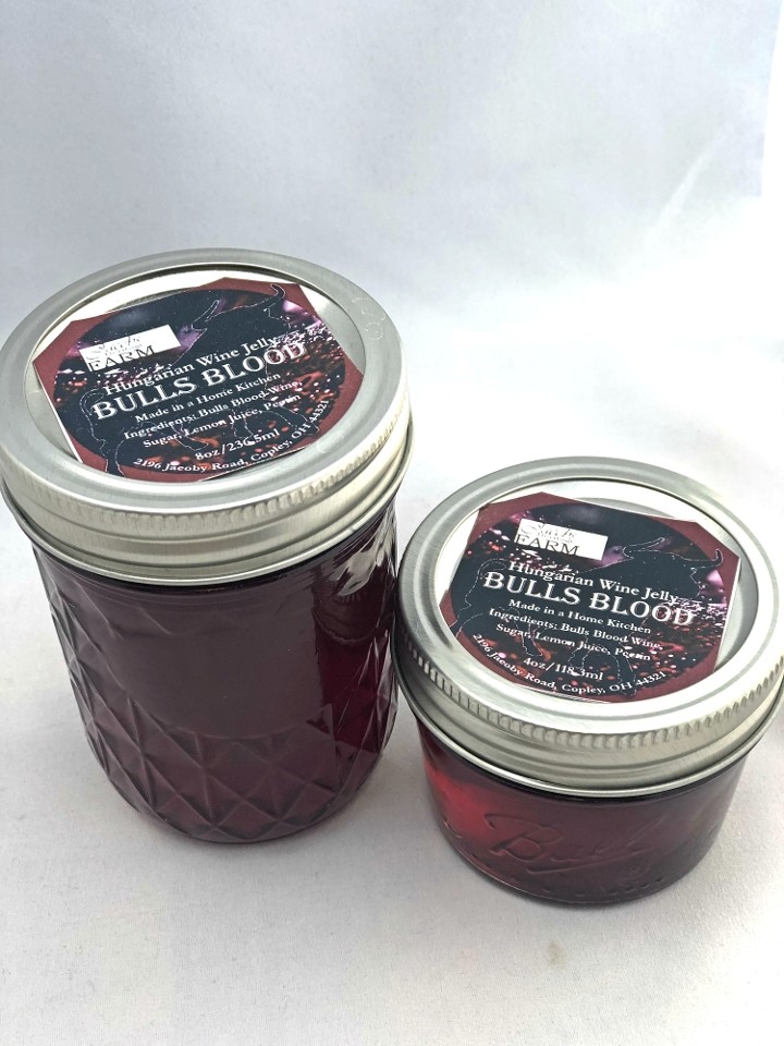 Bulls Blood Wine Jelly 4 oz.