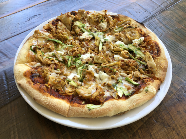 Lemon Artichoke Pizza