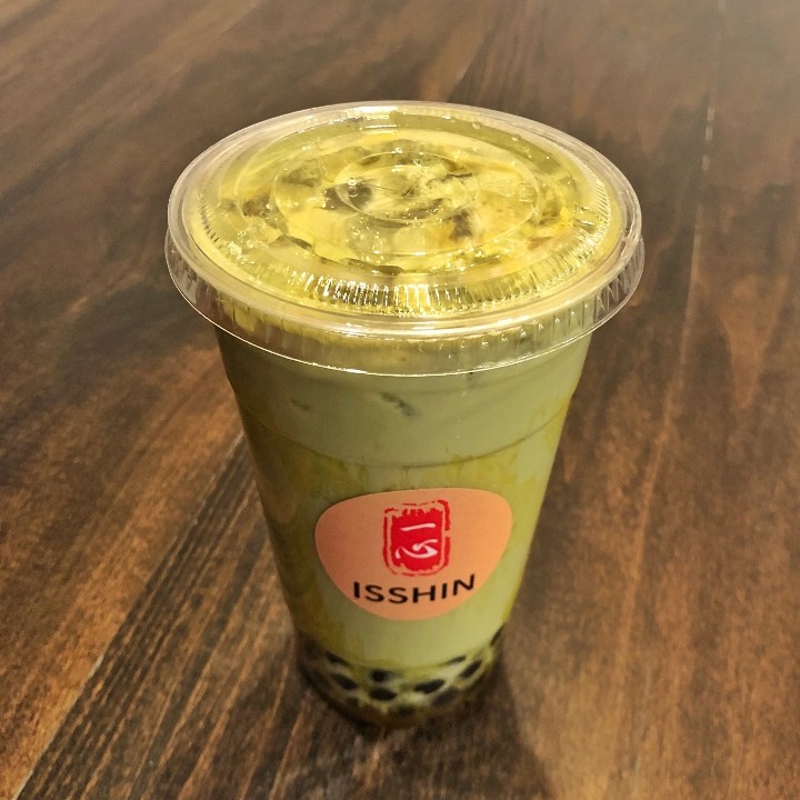 Mango Matcha Milk Tea