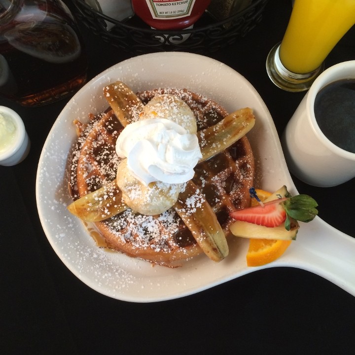 Banana Foster Waffle