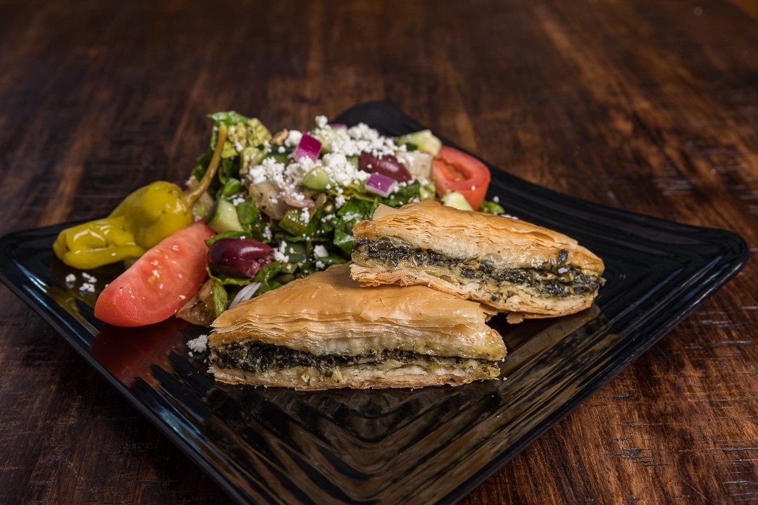 Spanakopita & Greek Salad