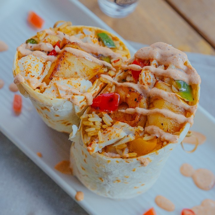 Seafood Burrito