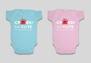Cute But Crabby Onesie/toddler