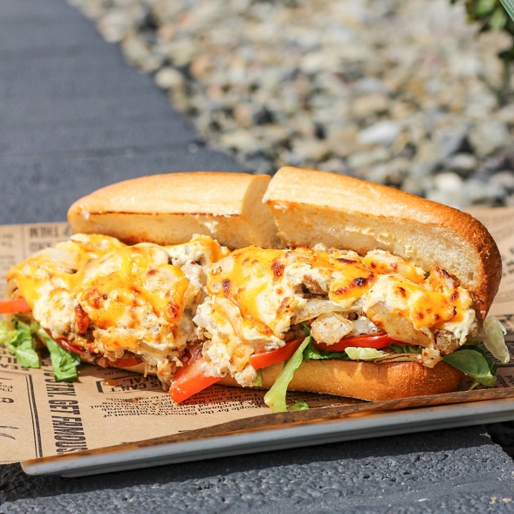 Crabby Chicken Cheesesteak