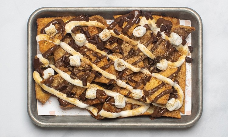 Toasted S'mores Nacho