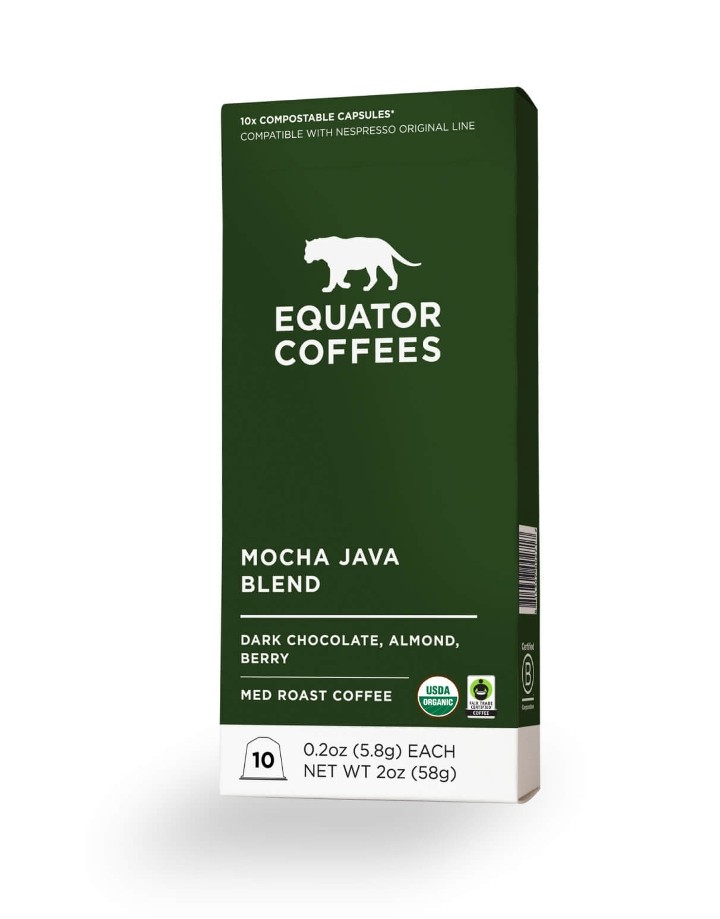 Nespresso Pods - Mocha Java Fair Trade Organic