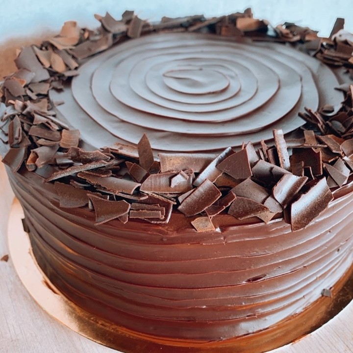 Chocolate Mousse Salted Caramel Cake