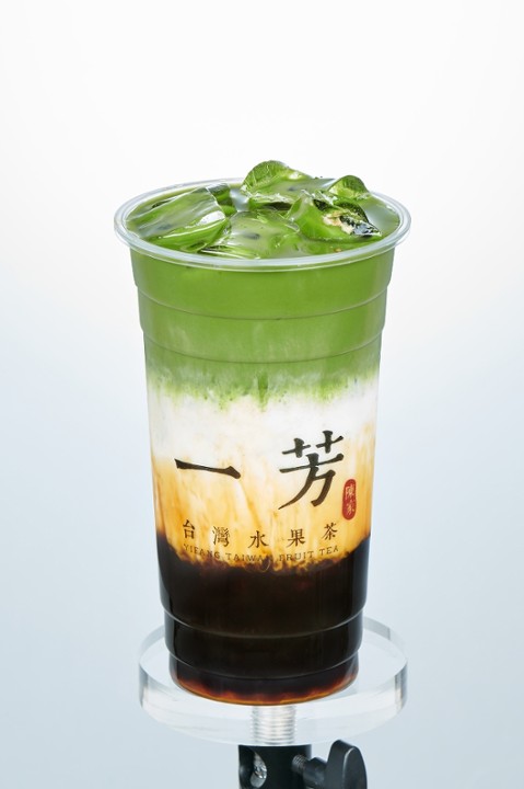 Brown Sugar Pearl Matcha Latte 黑糖粉圓抹茶鮮奶