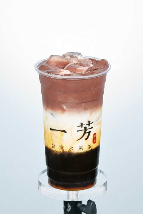 Brown Sugar Pearl Cocoa Latte 黑糖粉圓可可鮮奶