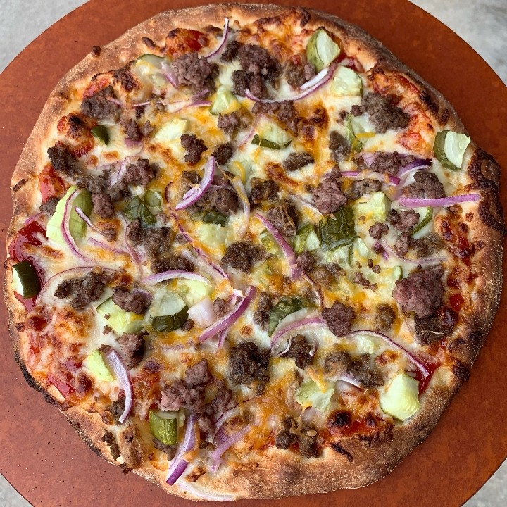 Cheese Burger Pizza