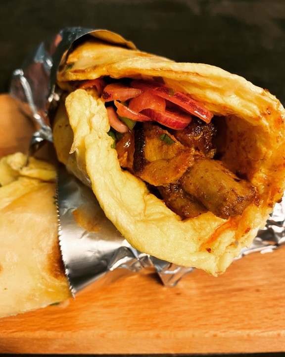 Chicken Kathi Roll (Contains Egg)
