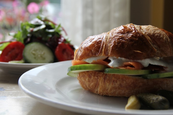 Smoked Salmon Croissant