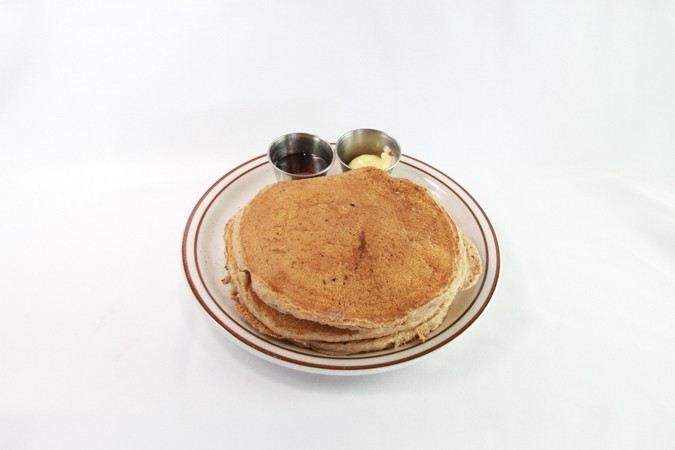 Whole Wheat Pancakes Tall Stack (3) (V)