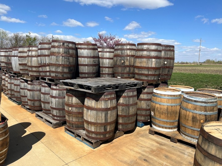 Whiskey Barrels 53 gal. 4-Pack (Used & Empty)