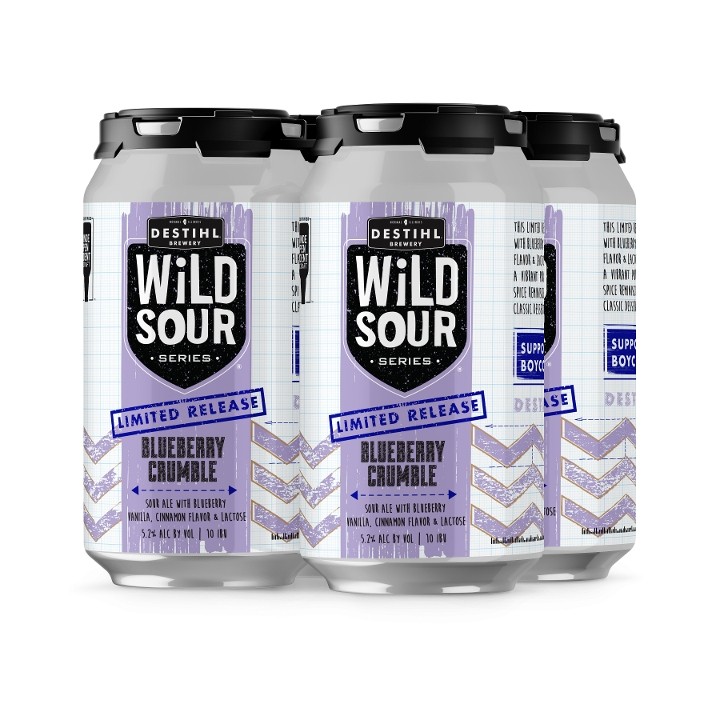 WSS Blueberry Crumble 4-Pack (12 Oz. Can)