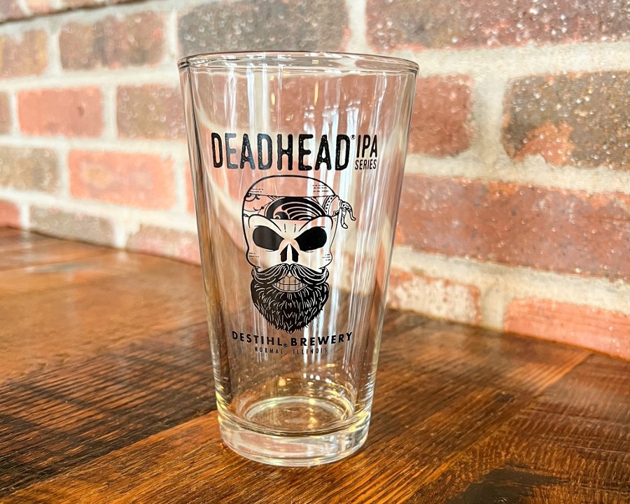DeadHead Pint Glasses 16 oz. (2-Pack)