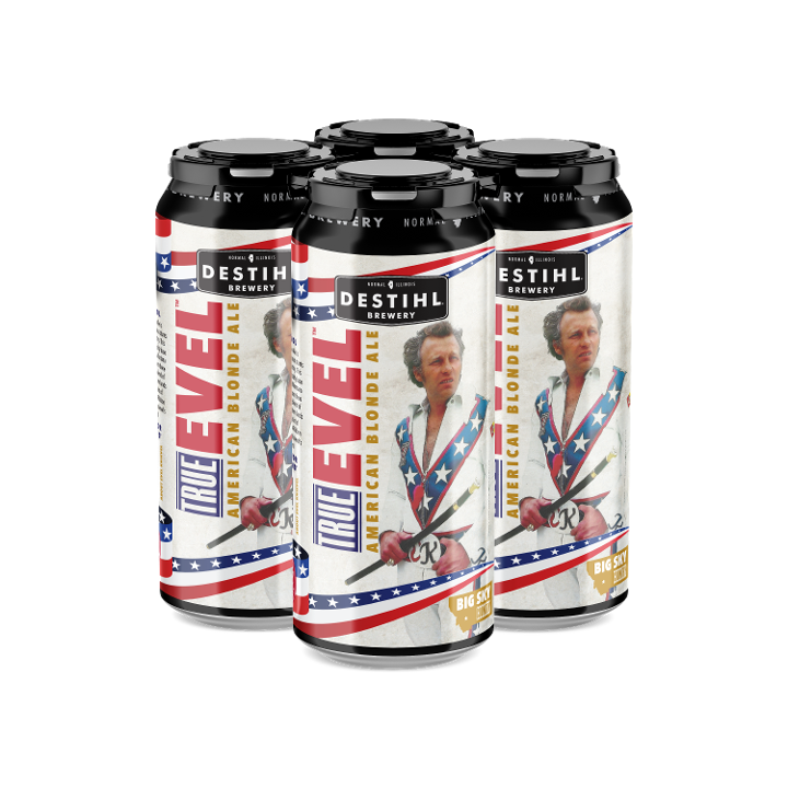 TrueEvel American Blonde Ale 4-Pack (16 oz. Cans)