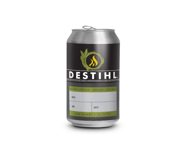 DESTIHL Lager Crowler (32 oz. Can)