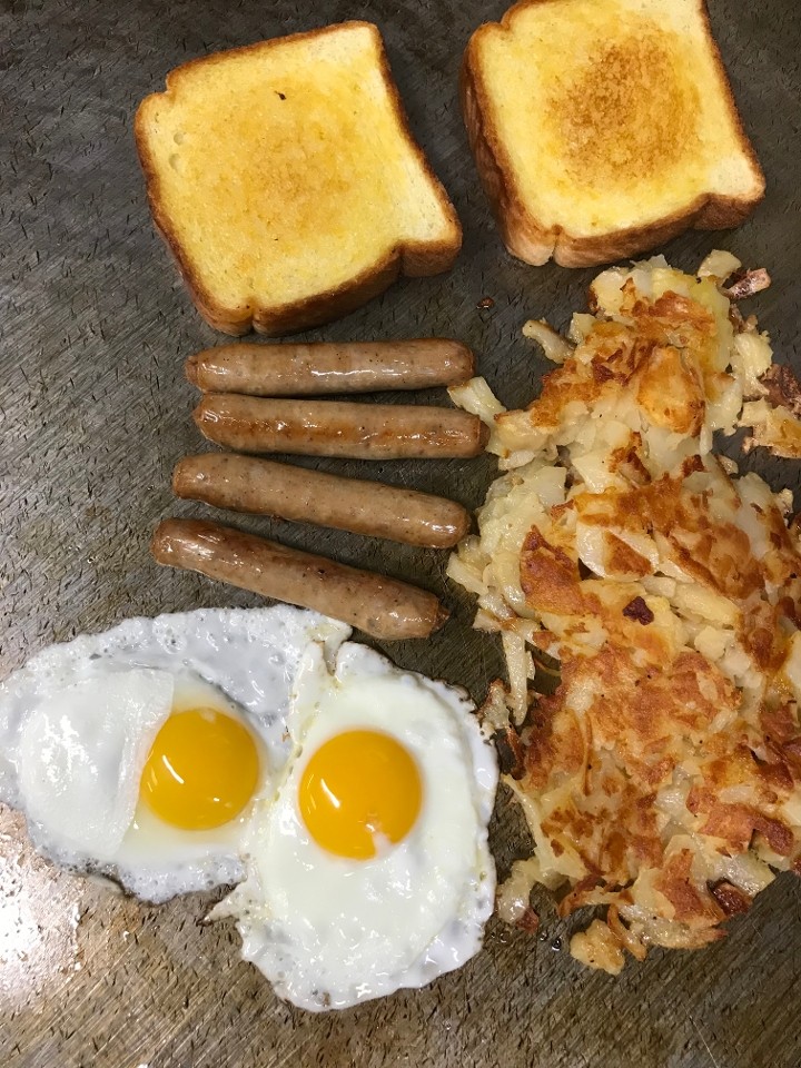 Big 4 Sausage & 2 Eggs