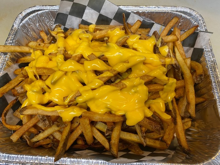 PAN OF CHEEZY FRIES
